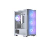 MSI MAG Forge M100R Midi Tower Transparent, White
