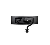 MSI MAG MT201 - Premium Heavy Duty Single Monitor Stand Arm, Supports 17-49" Screens and 44 lbs, VESA Compatible, Adjustable Spring Assisted Mount, Clamp & Grommet, Quick Release Plate - Black