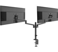 MSI MAG MT201 - Premium Heavy Duty Single Monitor Stand Arm, Supports 17-49" Screens and 44 lbs, VESA Compatible, Adjustable Gas Spring Assisted Mount, Clamp & Grommet, Quick Release Plate - Black