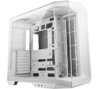 MSI MAG PANO 100L PZ WHITE ATX PC Case - ATX Capacity, Verical GPU Installation Bracket, GPU Holder, Dust Filters, Swinging Storage Bracket, Dual-chamber, USB 20Gbps Type-C