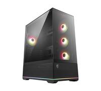 MSI MAG PANO 110R PZ ARGB Tempered Glass Mid Tower Gaming PC Case - Black