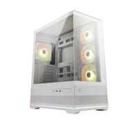 MSI MAG PANO 110R PZ ARGB Tempered Glass Mid Tower Gaming PC Case - White
