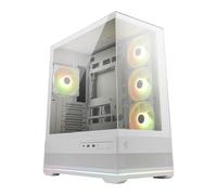 MSI MAG PANO 110R PZ WHITE - Mid-tower Gaming PC Case - Supports up to 400 mm GPU in length, Removable Dust Filters, USB 20Gbps (Type-C), Back-connect ATX & Micro-ATX Motherboard support.
