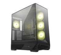 MSI MAG Pano 130R PZ Panoramic Project Zero ATX Mid-Tower Gaming Case - ARGB, USB-C, Rear-Connector MB - Black