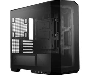 MSI MAG PANO M100L PZ Micro-ATX PC Case - Micro-ATX Capacity, GPU Support Stand, Level Indicator, Dust Filters, 33 mm Cable Routing Space, USB Type-C (20Gbps)