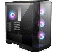MSI MAG PANO M100R PZ - Premium Mid-Tower Gaming PC Case - Tempered Glass Side Panel - ARGB 120mm Fans - Liquid Cooling Support up to 360mm Radiator - Vented Front Panel