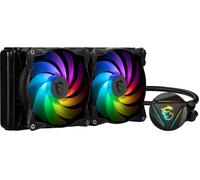 MSI MAG Series CORELIQUID 280R, aRGB CPU Liquid Cooler (AIO): Rotatable Blockhead Design, 280mm Radiator, Dual 140mm aRGB PWM Fans