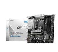 MSI MB6318 PRO B760M-A DDR4 II Motherboard 14/13/12th Generation Intel CPU (LGA1700) [Comfortable Gaming on White Homebrew PC] [B760 Built-In ]