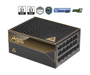 MSI MEG Ai1600T PCIE5 1600W PSU 80 PLUS Cybernetics Titanium Modular ATX 3.1 PCIe 5.1 Power Supply