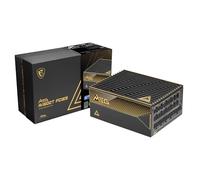 MSI Meg Ai1600T PCIE5 ATX 3.1 Gaming Power Supply - Full Modular - 80 Plus Titanium 1600W Certified - 100% Japanese Capacitors 105°C - ATX Power Supply