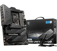 MSI MEG Z590 Unify Gaming ATX Motherboard, Intel Core 11th/10th Gen, Socket LGA 1200, DDR4, PCIe 4, SLI/CFX, M.2 Slots, Wi-Fi 6E