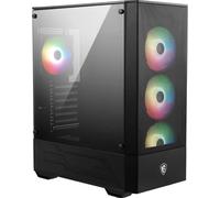 MSI Mid-Tower PC Gaming Case - Tempered Glass Side Panel - 4 x 120mm aRGB Fan - Liquid Cooling Support up to 240mm Radiator x 1 - MAG Forge 112R