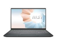 MSI Modern 14 14" Ultra Thin and Light Professional Laptop Intel Core i5-1135G7 Iris Xe 8GB 512GB NVMe SSD Win11 - Gray (B11MOU-1024), Modern14B1024, Carbon Gray