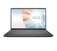MSI Modern 14 14" Ultra Thin and Light Professional Laptop Intel Core i7-1195G7 Iris Xe 8GB 512GB NVMe SSD Win11 - Gray (B11MOU-1025)