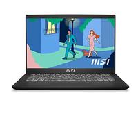 MSI Modern 14 14" Ultra Thin & Light Business Laptop: Intel Core i3-1215U Iris Xe 8GB 512GB NVMe, 180-Degree Lay-Flat, USB Type-C w/ PD Charging, MicroSD Card Reader, Win 11 Home: Black C12M-033