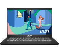 MSI Modern 14 C7M-407UK 14 Inch Laptop, AMD Ryzen 5 7430U, 8GB RAM, 512GB SSD, 14" Full HD IPS 60Hz, AMD Radeon, Windows 11 Home - Black