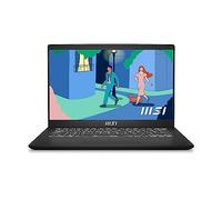 MSI Modern 14 C7M-074UK AMD Ryzen™ 5 7530U Laptop 35.6 cm (14") Full HD 8 GB DDR4-SDRAM 512 GB SSD Wi-Fi 6E (802.11ax) Windows 11 Home Black