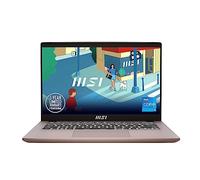 MSI Modern 14 Laptop: Intel Core i5-1335u, Intel Iris Xe, 14" FHD, 16GB DDR4, 512GB NVMe SSD, 180-Degree Lay-Flat, Type C, Win 11 Home: Beige Rose C13M-606US