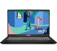 MSI Modern 15 15.6" FHD Laptop, Intel Core i5-1235U Processor, 16GB RAM 512GB PCIe SSD, Backlit Keyboard, Webcam, SD Card Reader, Windows 11 Pro, Black