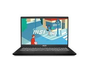 MSI Modern 15 B13M-448IT 15.6" FHD 60Hz Laptop, Intel i5-1335U, Inter Iris Xe, 8GB DDR4 3200MHz RAM, 512GB SSDPCIe 3, WiFi 6, Win 11 Home, ITA Layout and Warranty, Black