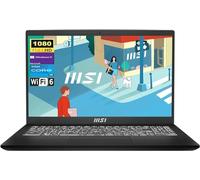MSI Modern 15 Laptop, 15.6" FHD Display, Intel Core i5-1235U Processor, 16GB RAM 512GB PCIe SSD, Wi-Fi 6, Bluetooth, Webcam, Backlit Keyboard, SD Card Reader, Windows 11 Home, Black