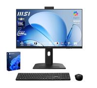 msi Modern 27" Business All-in-One AI Desktop, 27" WQHD IPS 100Hz Display, Intel Core Ultra 7 155H, 64GB DDR5, 1TB SSD, FHD IR Webcam, Wi-Fi 6E, Thunderbolt 4, HDMI, Wireless KB&Mouse, Windows 11 Pro