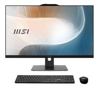 MSI Modern AM272P 1M-816FR All-in-One PC - 27" FHD IPS, 27" FHD IPS, Intel Core 5 120U, 16GB DDR5, 512GB NVMe SSD, WiFi 6E, Integrated Webcam and Speakers, Wireless, Keyboard and Mouse, Black