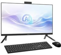 MSI Modern AM273Q AI AIO Desktop: 27" QHD, Intel Core 5-125H, 16GB Memory, 1TB M.2 NVMe SSD, WiFi 6E, BT 5.3, Black, Windows 11 Home: 1UM-040US
