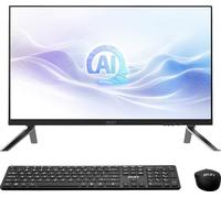 MSI Modern AM273Q AI AIO Desktop: 27" QHD, Intel Core 7-155H, 32GB Memory, 1TB M.2 NVMe SSD, WiFi 6E, BT 5.3, Black, Windows 11 Pro: 1UM-037US