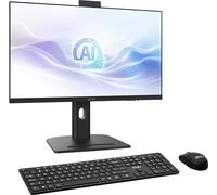 MSI Modern AM273Q AI AIO Desktop: 27" QHD, Intel Core 7-155H, 32GB Memory, 1TB M.2 NVMe SSD, WiFi 6E, BT 5.3, Black, Windows 11 Home: 1UM-038US