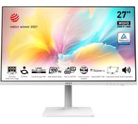 MSI Modern MD272QXPW computer monitor 68.6 cm (27") 2560 x 1440 pixels Wide Quad HD White