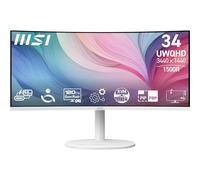 MSI Modern MD342CQPW computer monitor 86.4 cm (34") 3440 x 1440 pixels UltraWide Quad HD White