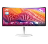 MSI Modern MD342CQPW 34" UltraWide Quad HD 120Hz Curved Monitor - White