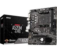 MSI Motherboard A520M-A PRO Compatible with Ryzen 5000series AM4