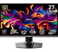 MSI MPG 272URX QD-OLED 27" Gaming Monitor | 4K UHD | 240 Refresh Rate | 0.03ms Response Time | Adaptive Sync