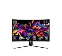 Msi Mpg 321Curx Qd-Oled 32-Inch, 4K Uhd, 240Hz, 0.03Ms, Adaptive Sync, Curved Gaming Monitor Black