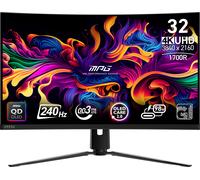 MSI MPG 321CURX QD-OLED computer monitor 80 cm (31.5") 3840 x 2160 pixels 4K Ultra HD Black