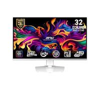 msi MPG 321URXW QD-OLED 32-inch 3840 x 2160 (UHD) Computer Monitor, 240Hz, Adaptive-Synch, HDMI, DP Port, VESA Mountable, Tilt, Speaker, 0.03ms, White