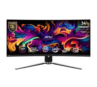 MSI MPG 341CQPX QD-OLED 34" Curved QD-OLED Ultrawide QHD 240Hz 0.03ms Height Adjustable Gaming Monitor
