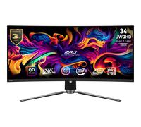 MSI MPG 341CQPX QD-OLED 34" Gaming Monitor | UWQHD | 240 Refresh Rate | Adaptive Sync | Curved Design