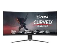 MSI MPG 346CQRXF X24 34-Inch UWQHD 1500R Gaming Monitor, 3440x1440 Rapid VA, 240Hz, 0.5ms, DisplayHDR 400, KVM, HDMI 2.1, DP 1.4a, USB C (98W PD), Frame-less, Tilt/Height Adjustable, Black