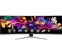 MSI MPG 491CQP QD-OLED 49" 32:9 DQHD 144Hz Curved OLED HDR Gaming Screen, Metallic Black