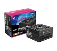 MSI MPG A1000GS PCIE5 Power Supply, 1000W, 80 Plus Gold, ATX 3.1, PCIe 5.1 GPU Support, Dual Native 12V-2x6, Cable with Two Tone 12V-2x6 Ports, ATX Power Supply, Modular Cables