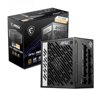 MSI MPG A850G PCIE5 Power Supply Unit, UK Plug - 850W, 80 Plus Gold Certified, Fully Modular ATX 3.0, PCIe 5.0 GPU Support, Japanese 105C Capacitors