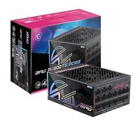 MSI MPG Ai1300TS PCIE5, Fully Modular Gaming 1300W Power Supply, 80+ Titanium, Dual 12V-2x6 Cables, GPU Safeguard+, SiC MOSFETs, Fan Safeguard, ATX 3.1 & PCIe 5.1 Ready,12 Year Warranty
