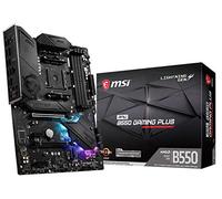 MSI MPG B550 GAMING PLUS Gaming Motherboard (AMD AM4, DDR4, PCIe 4.0, SATA 6Gb/s, M.2, USB 3.2 Gen 2, HDMI/DP, ATX)