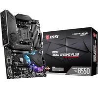MSI MPG B550 GAMING PLUS Gaming Motherboard (AMD AM4, DDR4, PCIe 4.0, SATA 6Gb/s, M.2, USB 3.2 Gen 2, HDMI/DP, ATX)