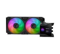 MSI MPG CORELIQUID D240 60mm Liquid Cooler CPU, 2 x 120mm ARGB Fans, Anti-Evaporation Tubing, GI Cooling - Compatible with AMD and Intel Sockets