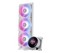 MPG CORELIQUID P13 360 WHITE | Full-Plane & Screwless Copper Base, Improved Water Channel Design, ARGB GEN2, CycloBlade 9, Split-Flow Radiator