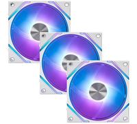 MSI MPG EZ120 120 mm Case Fan - ARGB, Triple Pack - White, White